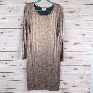 LuLaRoe Debbie Elegant Dress! Rose Gold